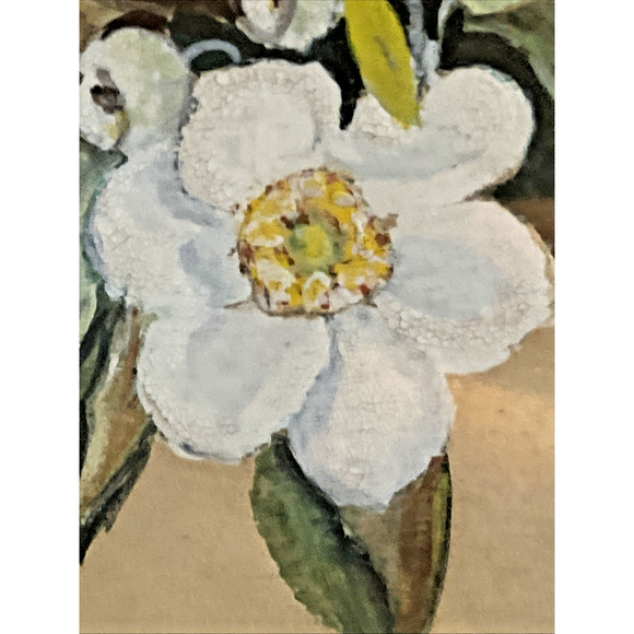 Vintage Watercolor Original Bird Signed Keen Framed & Matted - Picture 4 of 6